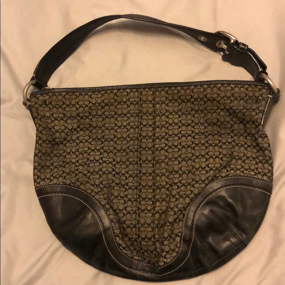 Black coach bag
